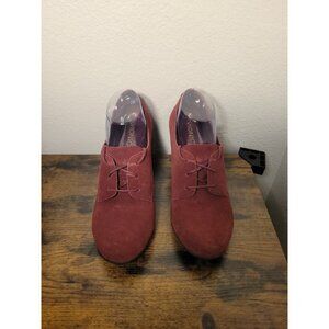 Vionic Maura 385 Heeled Oxford Lace Ankle Boots Wmn 9.5 Witchcore Victorian